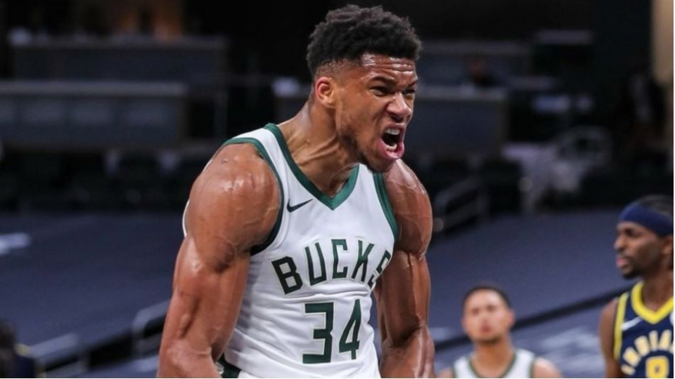 Giannis Antetokounmpo with 64 points against the Indiana Pacers