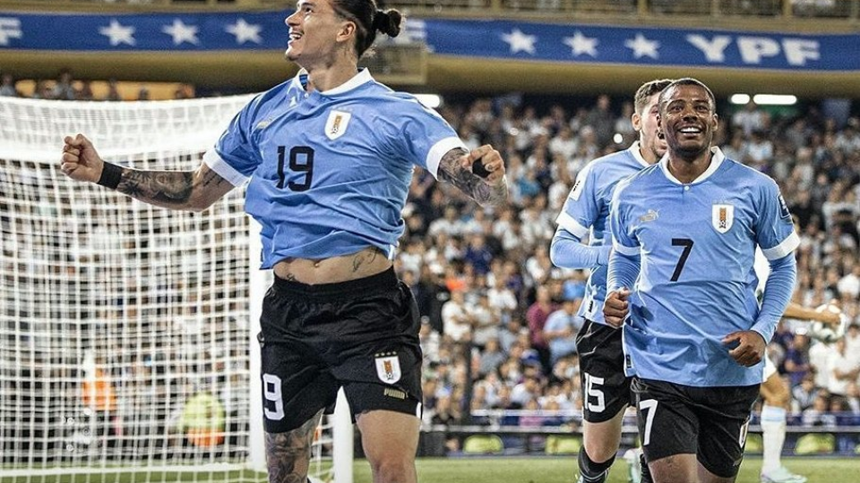 Darwin Nunez stats for Liverpool and Uruguay this season.