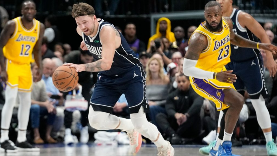 Luka Doncic and the Mavericks beat LeBron and the Lakers!