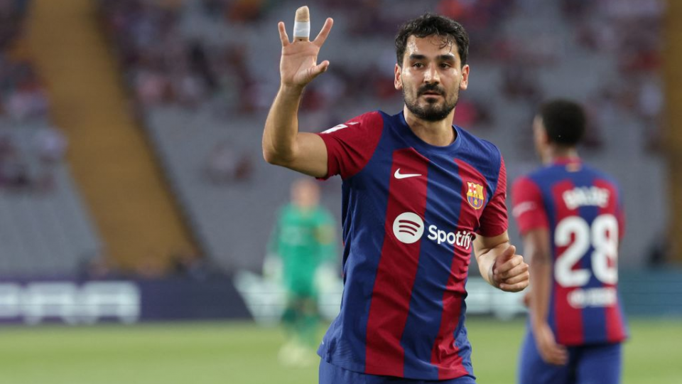 Ilkay Gündogan enjoying life in Barcelona