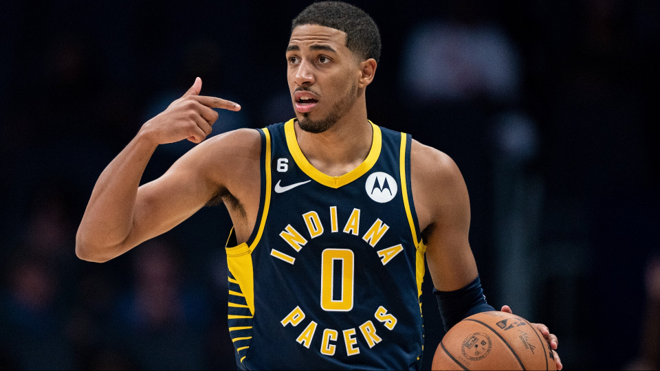 Tyrese Haliburton with most assists per game in NBA.