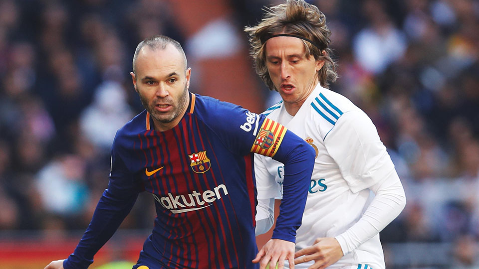 How Luka Modric compares to Andres Iniesta: Passing, dribbling, trophies