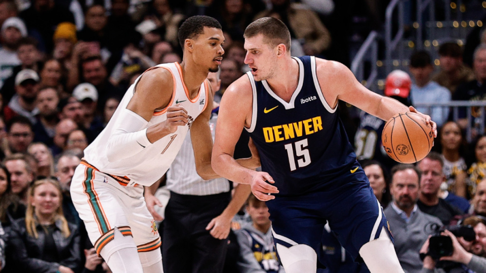 Nikola Jokic, the stats leader in the NBA