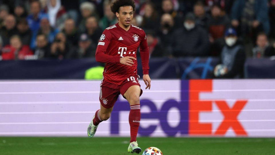 Leroy Sane with the most dribbles per game in Europe's top leagues