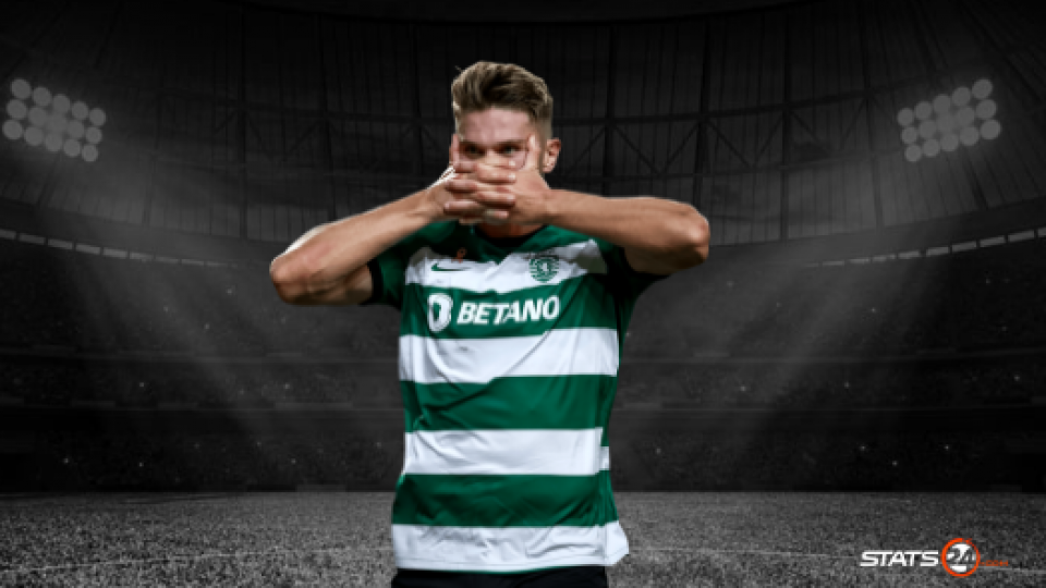 Viktor Gyökeres' season stats for 2023/24.