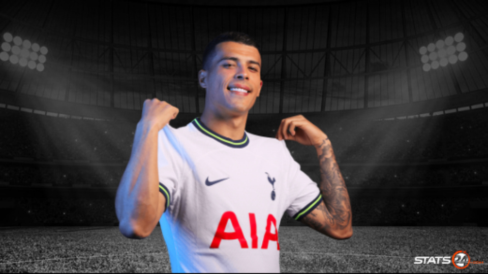 Pedro Porro is the Tottenham defender with the most assists in a season.