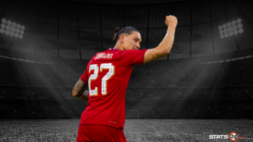 Darwin Nunez is Liverpool's assists king in all competitions this season.