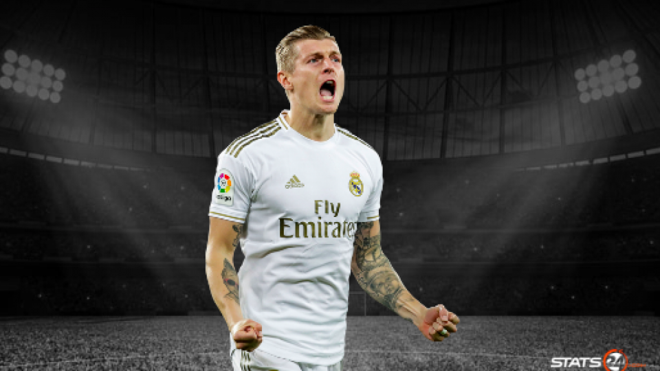 Toni Kroos is the most chance-creating player for Real Madrid this season.