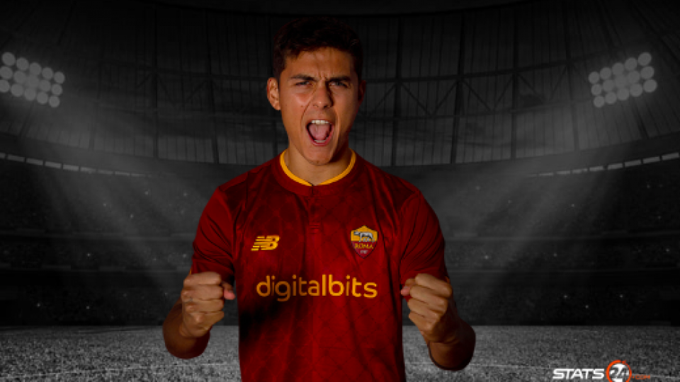 Paulo Dybala to score in tonight's match for Roma.