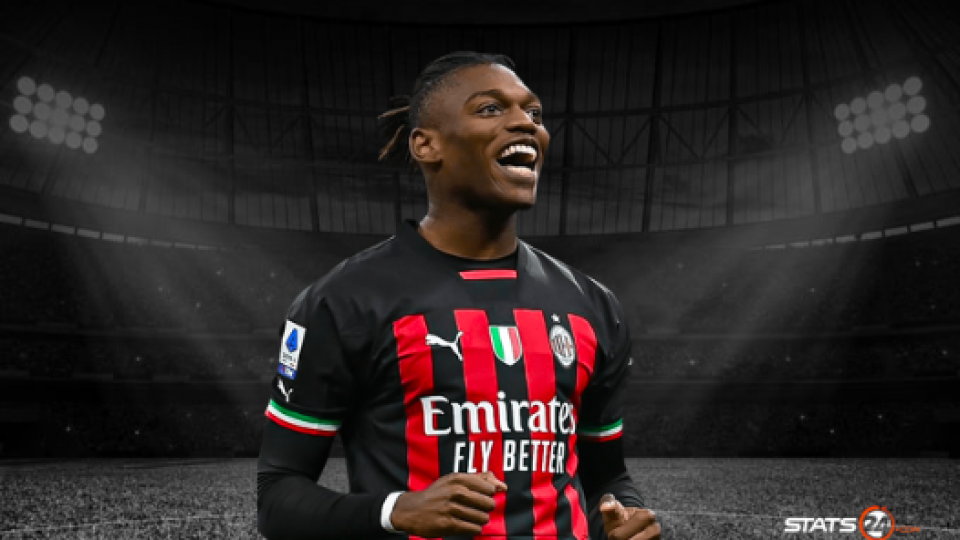 Rafael Leao creates the most big chances in Serie A.