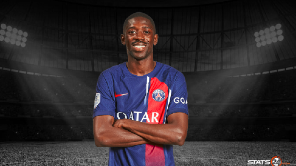 Ousmane Dembele PSG stats 2023/24.