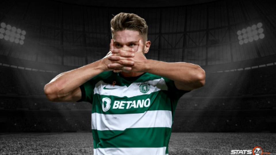 Viktor Gyökeres with 30 goals for Sporting this season.