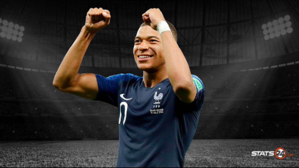 Kylian Mbappe with over 2.5 shots on target in tonight's match.