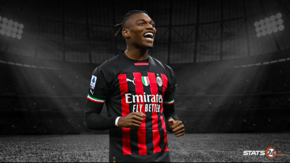 Rafael Leao is showing great form for AC Milan.